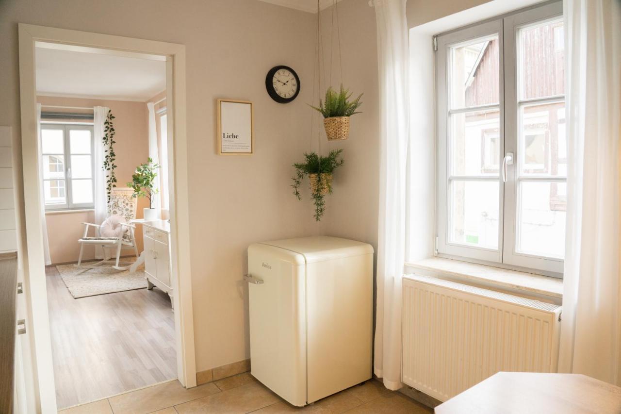 Urlaubsfreude Biedermann Haus Blumenglueck - Rose Apartment เซบนิทซ์ ภายนอก รูปภาพ