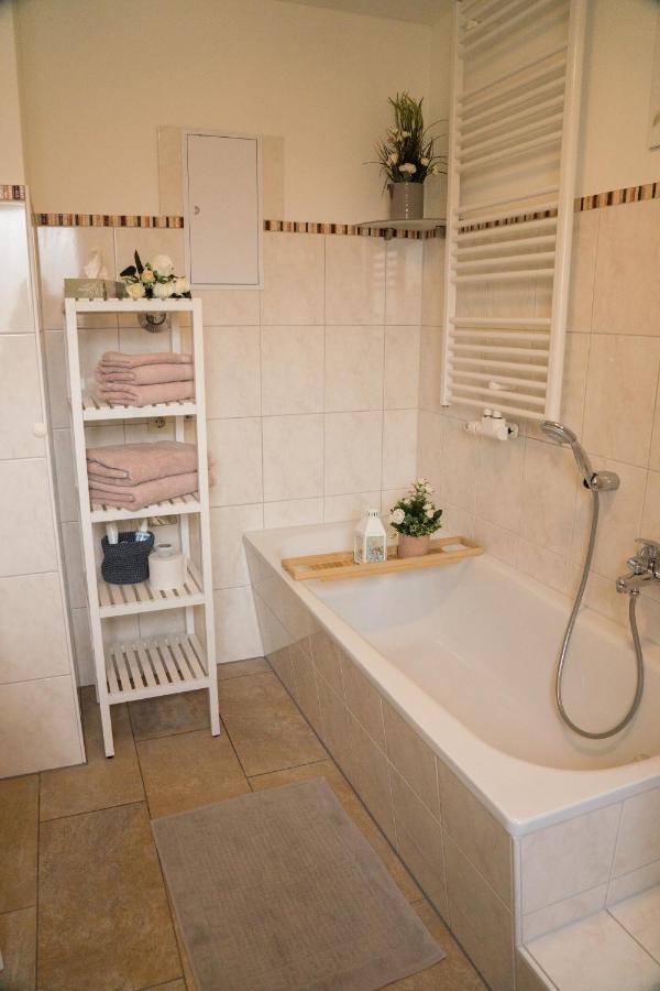 Urlaubsfreude Biedermann Haus Blumenglueck - Rose Apartment เซบนิทซ์ ภายนอก รูปภาพ